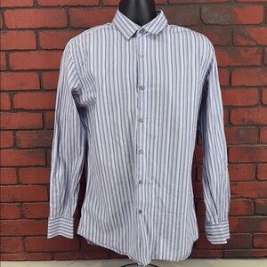 Paul Smith Striped‎ Button Up Dress Shirt 17 Men's
